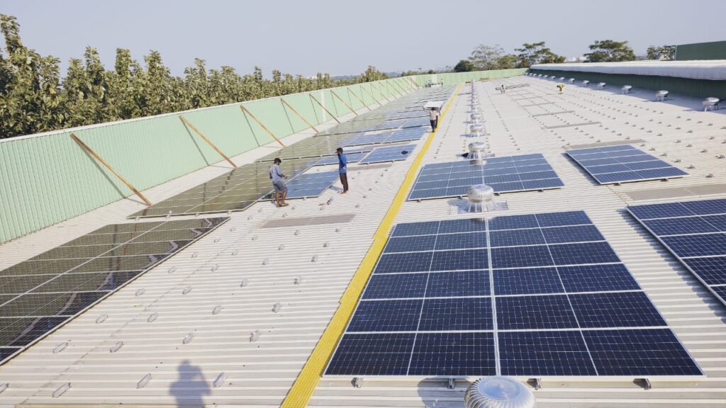 Industrial rooftop plant
